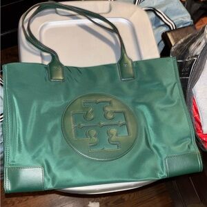 Tory Burch Emerald Green Tote